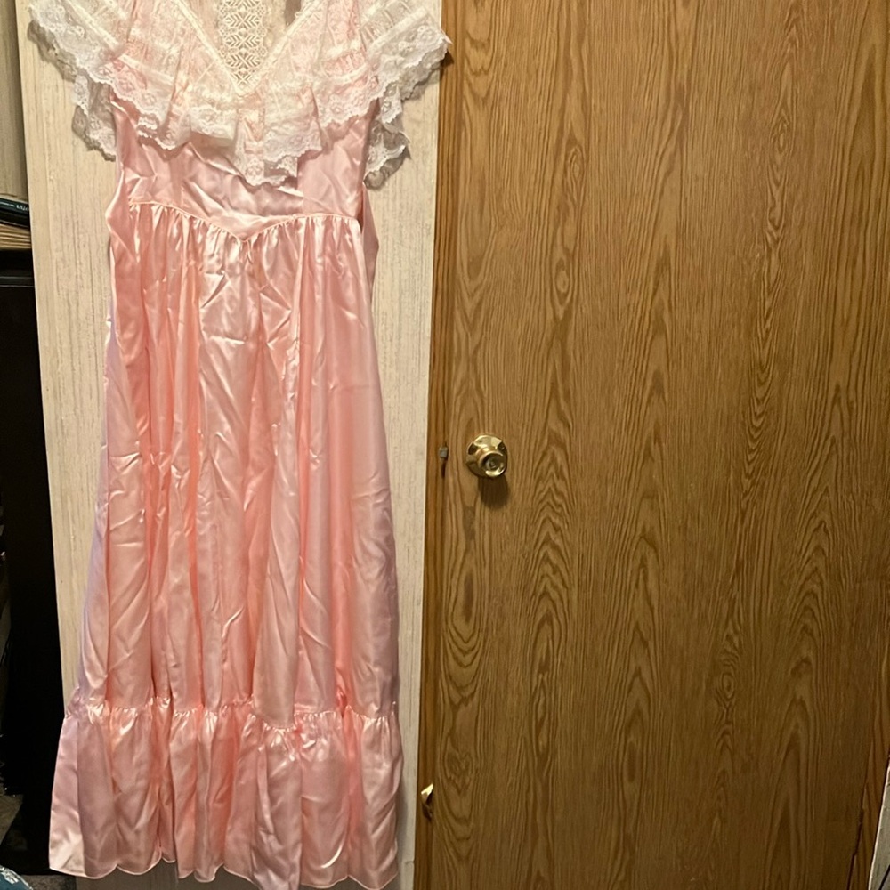 Vintage Pink Satin dress